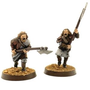 Wildmen of Dunland 2 Painted Miniatures Wild Human Barbarian Middle-Earth